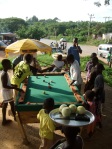 The village pool table